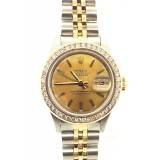 Rolex Lady-Datejust Yellow Gold With Diamond 26mm Watch
